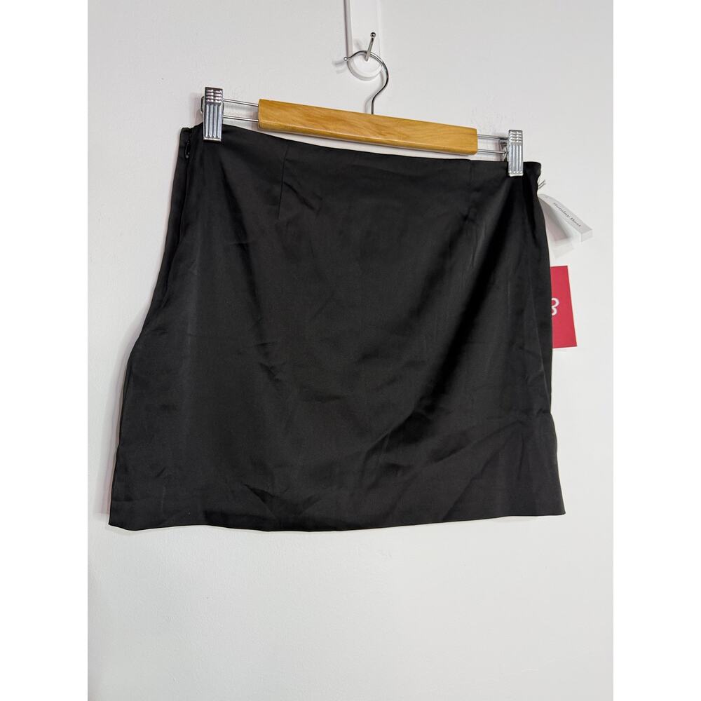 Sunday Best black mini skirt size 8 waist is 15 inches laying flat NWT MSRP $48 - Picture 5 of 7